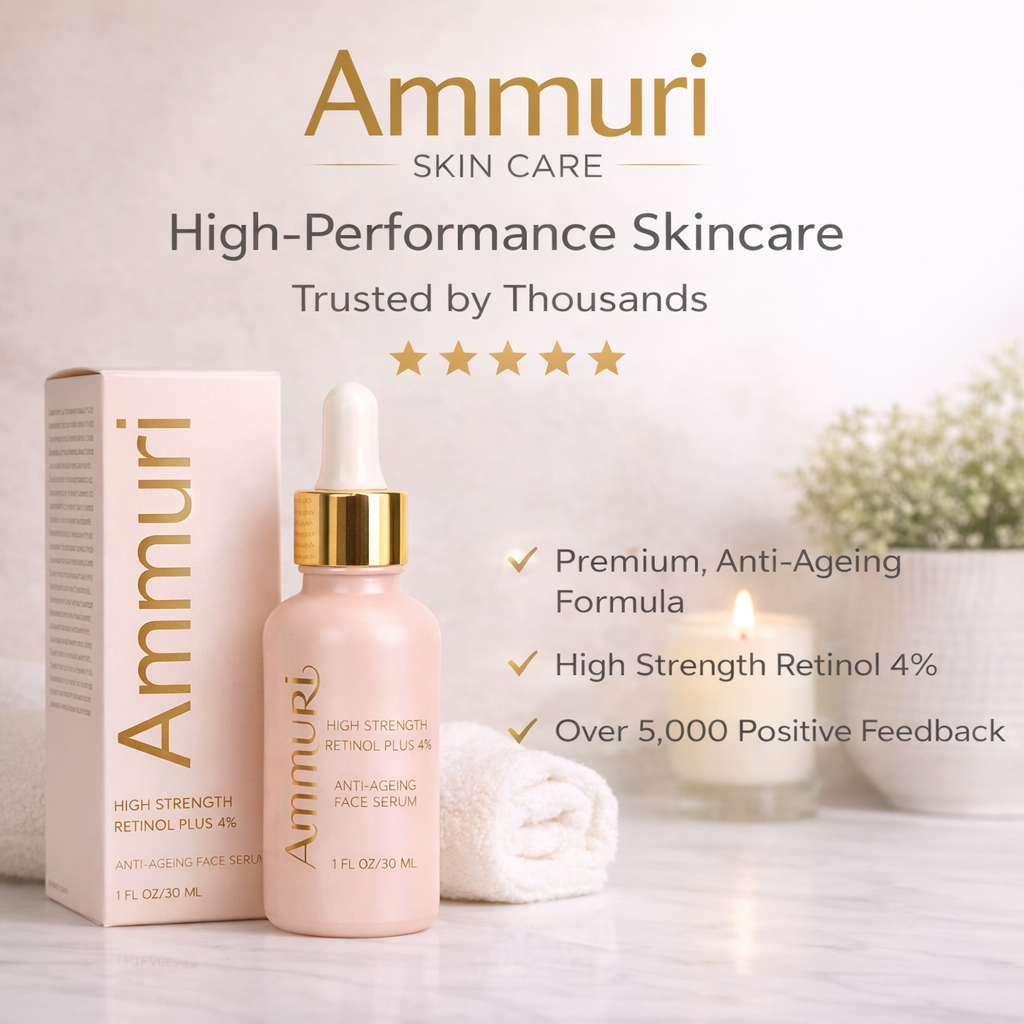 Ammuri Skincare High Strength 4% Retinol Serum 30ml