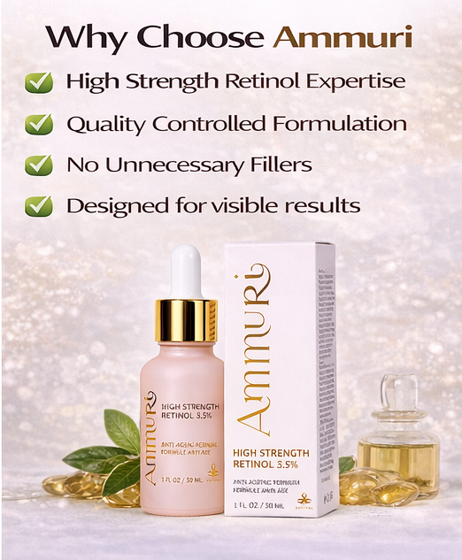 Ammuri Skincare High Strength Retinol 3.5% Serum - Anti-Aging