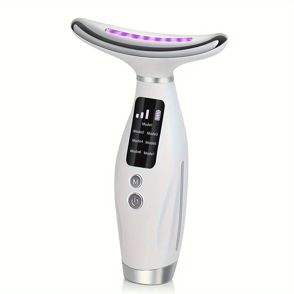 NNEOBA 7-Mode LED Neck &amp; Face Beauty Device – Skin Tightening, Lifting &amp; Massage