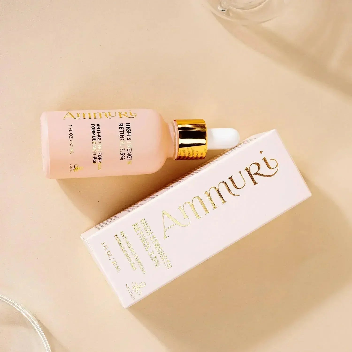 Ammuri Skincare Anti Aging Face Serum - High Volume Retinol 3.5%