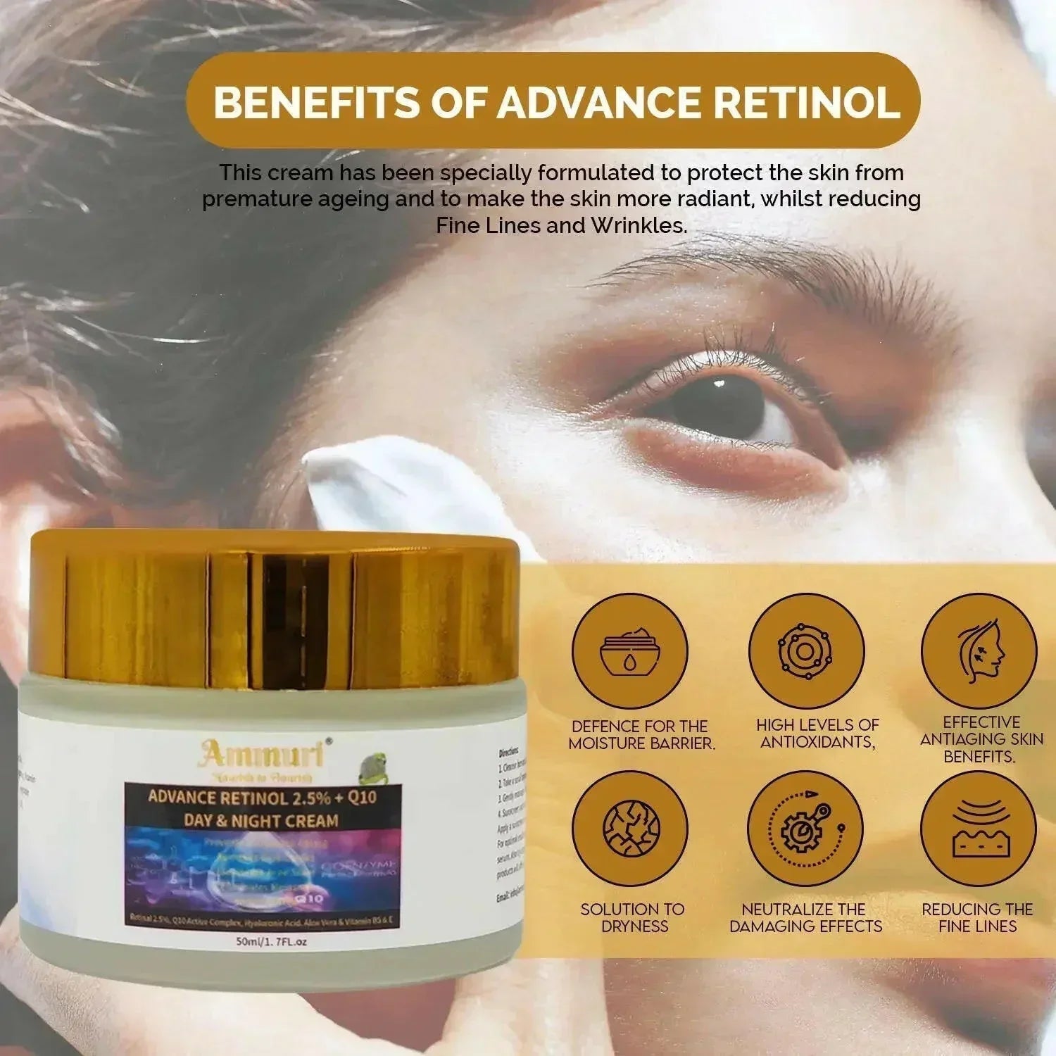Ammuri Beauty Q10 Face Cream & Advance Retinol 2.5% Cream-4