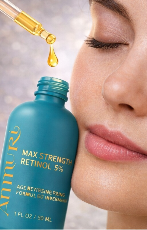 Ammuri Skincare 5% Retinol MAX Powerful Anti-Aging Serum for Youthful Skin