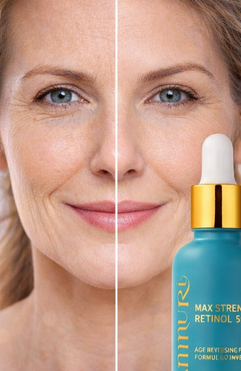Ammuri Skincare 5% Retinol MAX Powerful Anti-Aging Serum for Youthful Skin